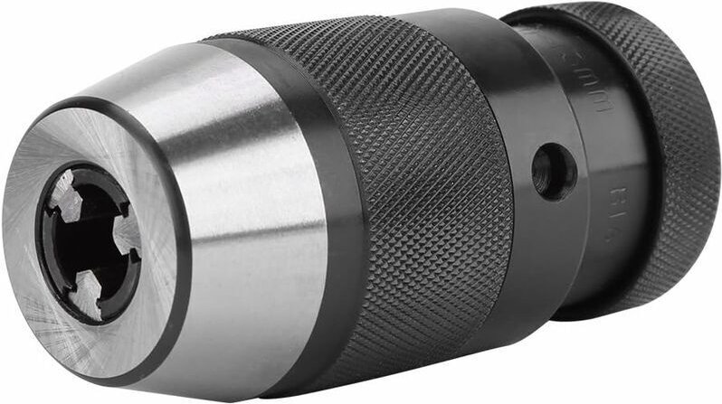 Schlüsselloses, selbstspannendes Spannfutter aus B16-Stahl, Kegellochfutter, elektrisches Drehbankfutter, Spannbereich 0...