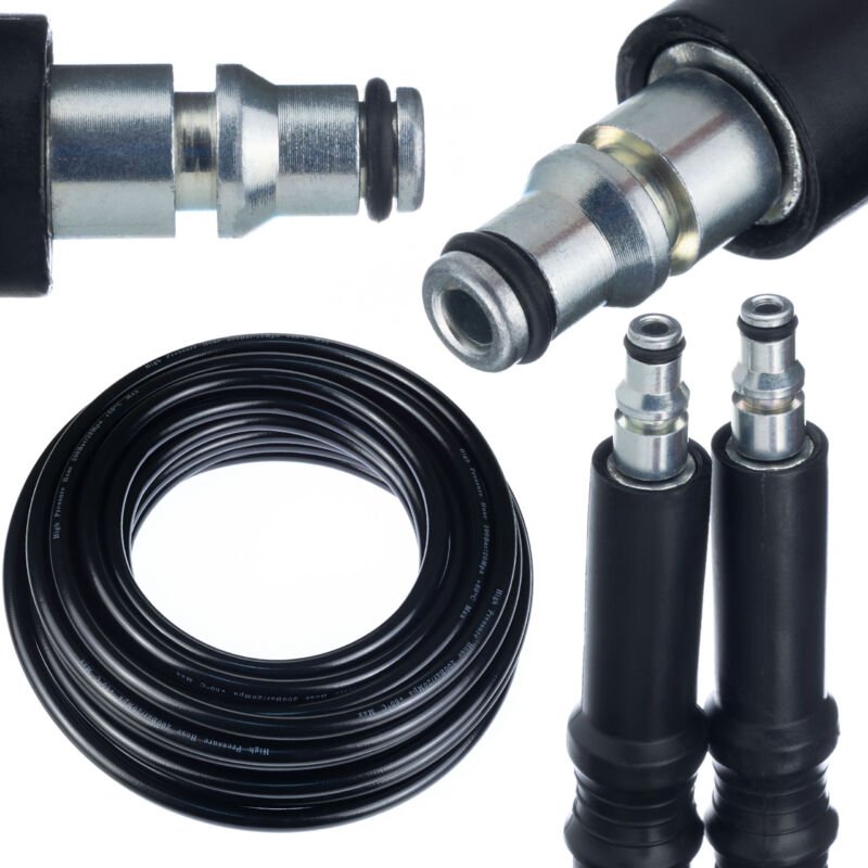 Rosfix Hochdruckschlauch 15 m Quick Connect – Ersatzteil für Hochdruckreiniger AR Blue Clean, Michelin, Makita, Stanley ...