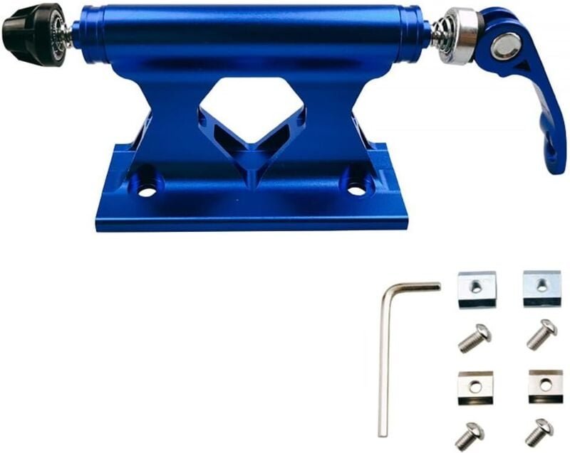 Aluminiumlegierung MTB Fahrrad Vorderradgabel Montagehalterungen Blau