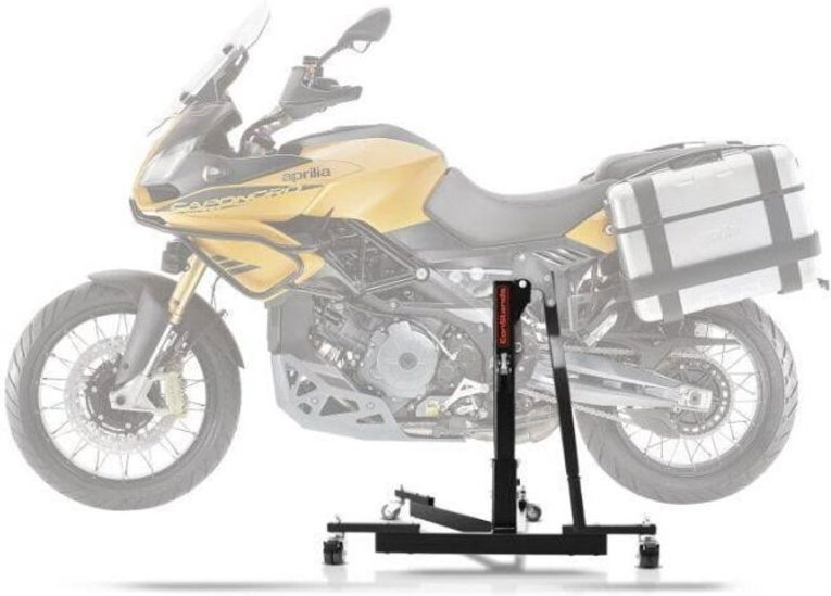 Zentralheber Motorrad - ConStands Power-Evo - Kompatibel mit Aprilia Caponord 1200 Rally - 300 kg - Leicht 17 kg