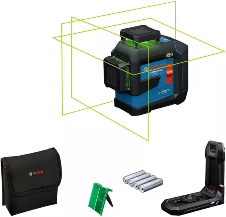 Bosch Linienlaser gll 80-33 g mit Universalhalterung LB10 und Tasche