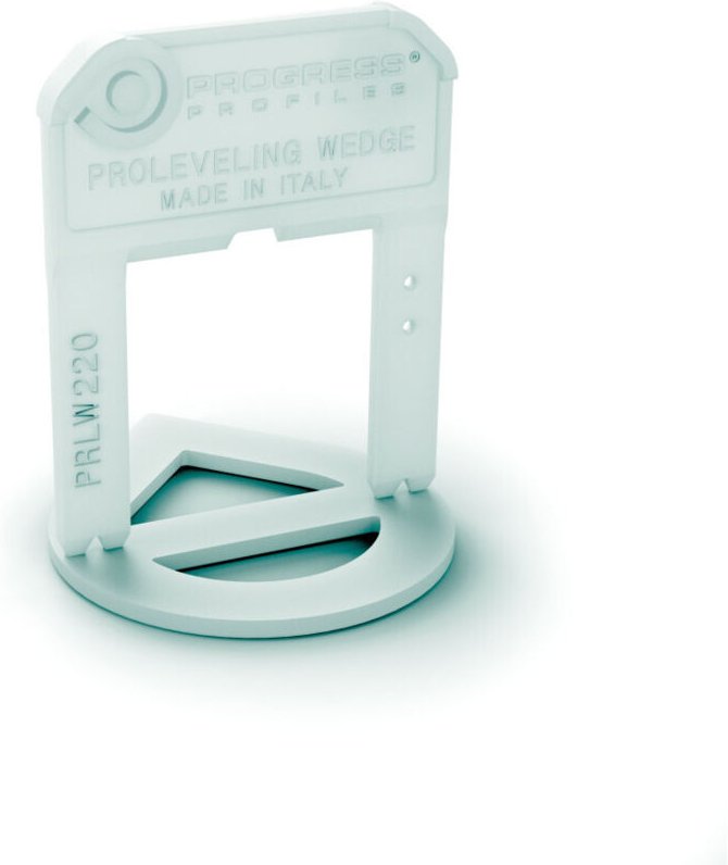 Proleveling Fliesen-Nivellierlasche Keilsystem Wedge 2 mm Fugenbreite 100 Stück Fliesen-Nivelliersystem