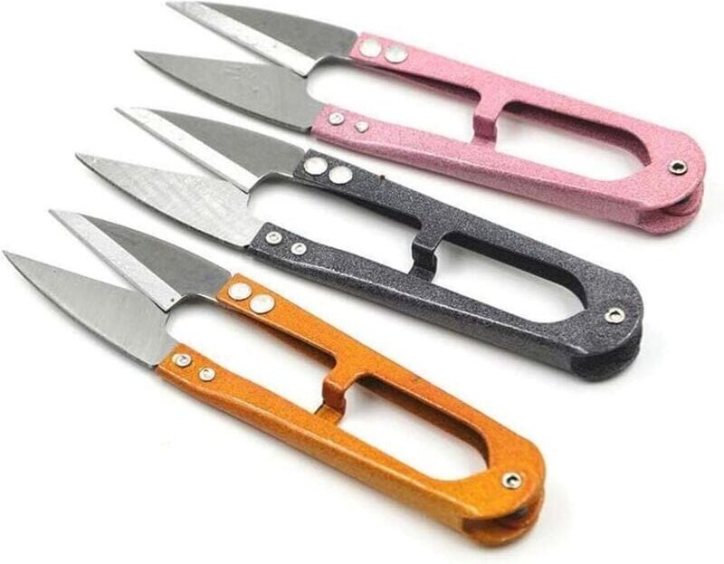 3-teiliges Nähscheren-Set mit Fadenabschneider, Minischere, Schneidezange, Faden- und Perlenschere, Nähzubehör