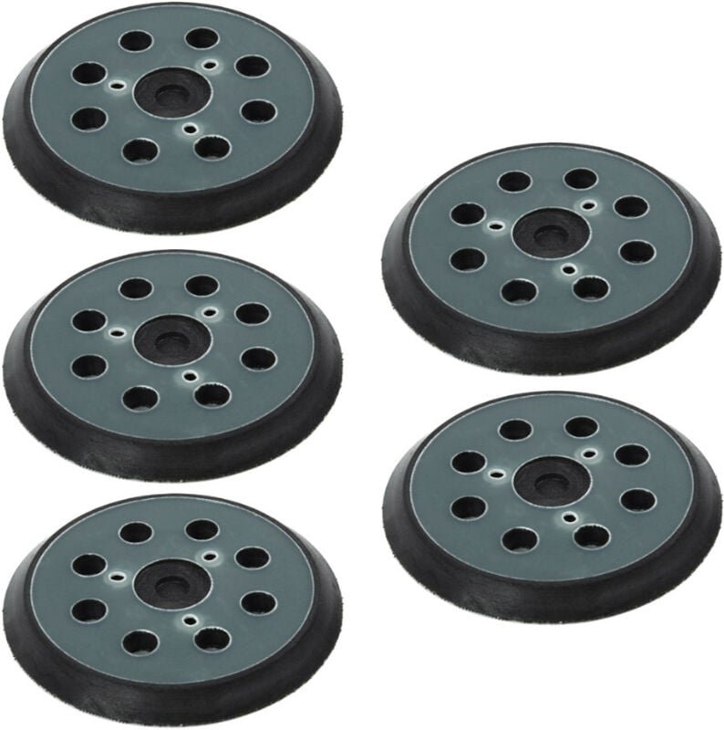 Trade-Shop Klett Schleifteller / Stützteller 125mm 8 Staublöcher 3 Schraubenlöcher Ersatz für DeWalt 151281-08 DW4388 Ma...