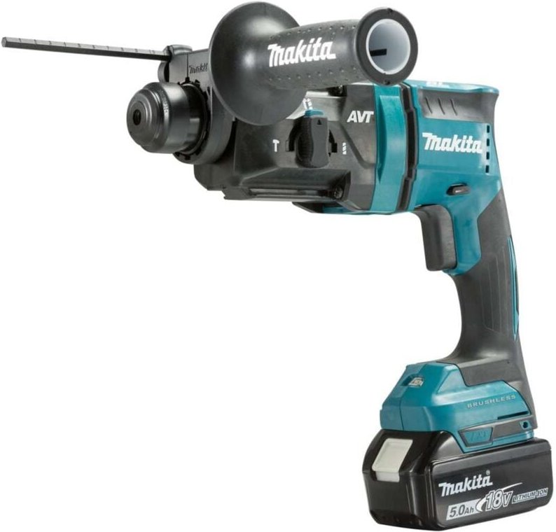 Makita - SDS-Plus Bohrhammer 18 v Li-Ion 18 mm 2 Akkus 1 Ladegerät - im Koffer mit Zubehör - DHR182RTJ