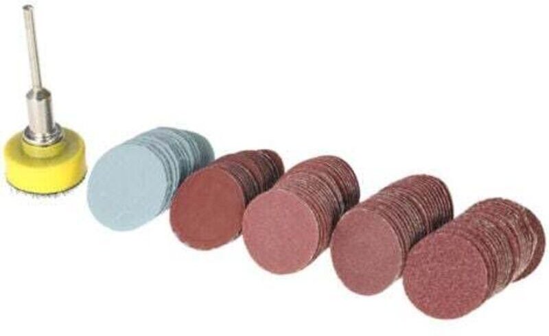 100er-Pack Schleifscheiben, 25 mm (1") Schleifbänder, 1" Schleifpads, Polierpads + Schleifscheiben für Rotationswerkzeug...