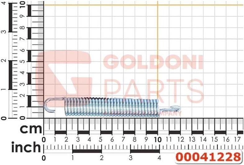 Molla D.19 L=130 F=3 ORIGINALE GOLDONI 00041228