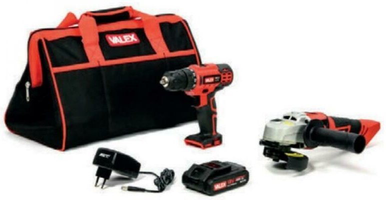 Drill grinder kit akku-tasche und ladegerÄt 1997487 - Valex