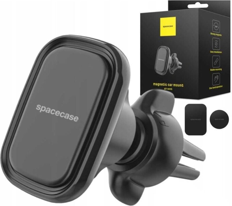 Spacecase Autohalterung SC08 Lüftungsschlitz magnetisch schwarz