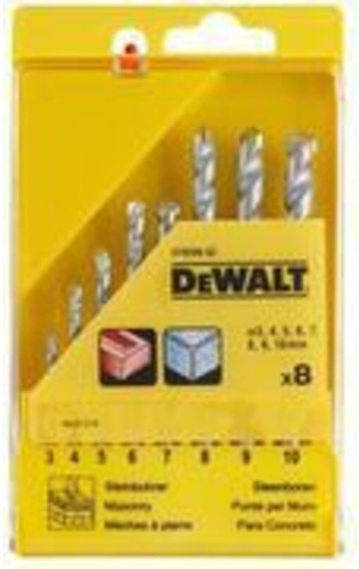 Betonbohrer, 8 Stück DeWalt DT9288 Box