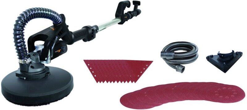 Scheppach Trockenbauschleifer DWS 10 710 W Ø 215 mm inkll Zubehör Exzenterschleifer