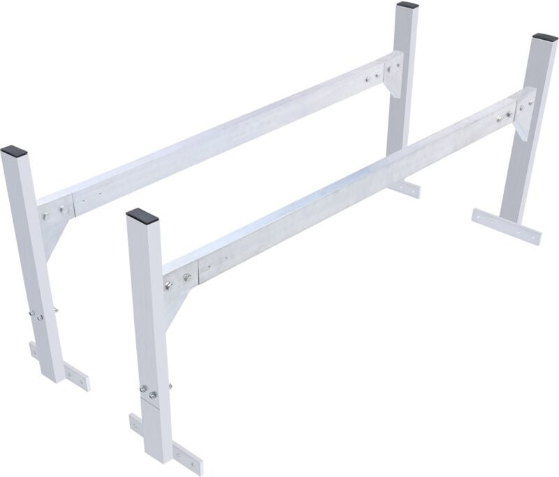 VEVOR Dachleiterträger Relingträger 2 Stk. 300–2060 mm Länge Einstellbar Truck Rack 150–230 mm Höhe, 181 kg Belastbar Lk...