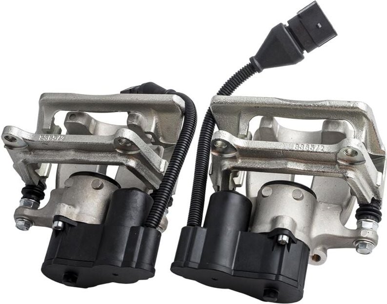 2 Bremssattel mit Stellmotor Bremstäger hinten for Audi A8 4E0615403A 4E0615404A