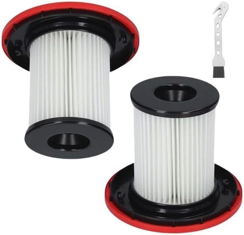 Filter, 1 Bürste, Zubehörset für Bosch Unlimited Series 6 Akku-Staubsauger BKS611MTB BCS611AM (ersetzt 12033215) Nass- u...