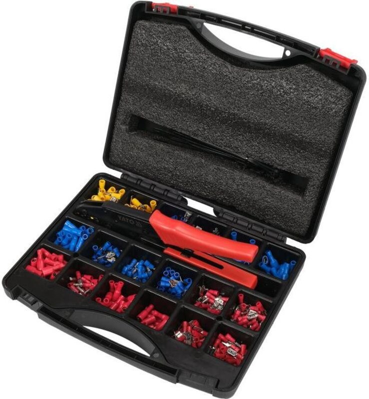 Elektrischer Steckverbindersatz Mit Crimpwerkzeug, 551 Teile - Yt-068920