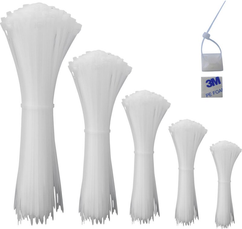 Quadrios - 23CA241 23CA241 Kabelbinder Weiß UV-stabilisiert 520 St.