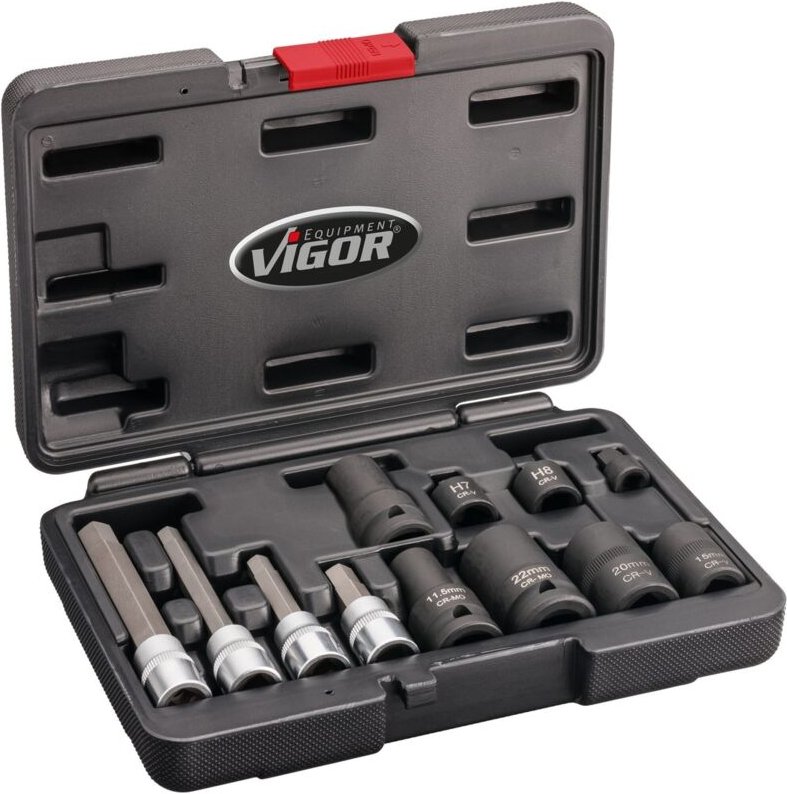 Bremssattel-Verschraubungs Satz, Anzahl Werkzeuge: 12 - Vigor