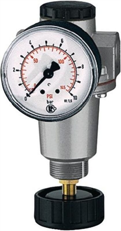 Thumbnail - Druckregler Standard Gewinde inkl. Manometer bg 3 g 1 - 100823 - Riegler