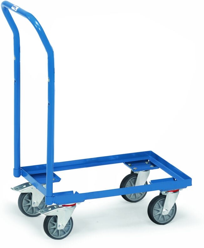 Fetra Eurokasten-Roller mit Schiebebügel, offener Rahmen für 600x400 mm Eurokästen