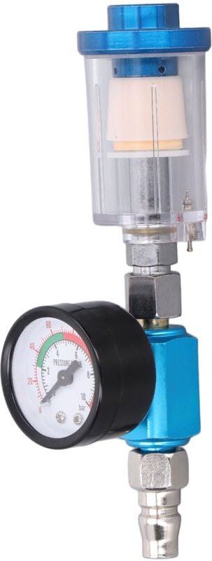 Spritzpistole Luftregler Eisen Kunststoff Messing Pneumatisches Werkzeug Farbspritzpistole Zubehör 1/4 Zoll