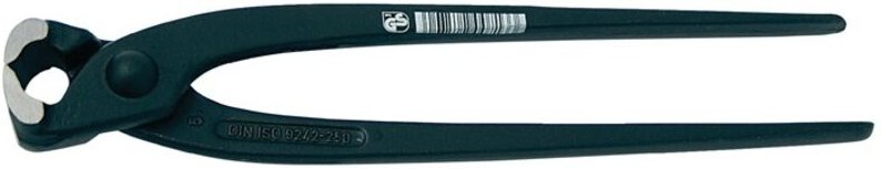 Monierzange Länge 220 mm poliert schwarz lackiert