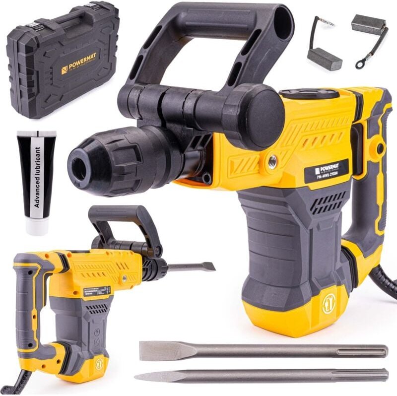 ProfiWerk SDS-Max Bohrhammer 2900 W - Leistungsstarker Motor Für Profis Und Heimwerker