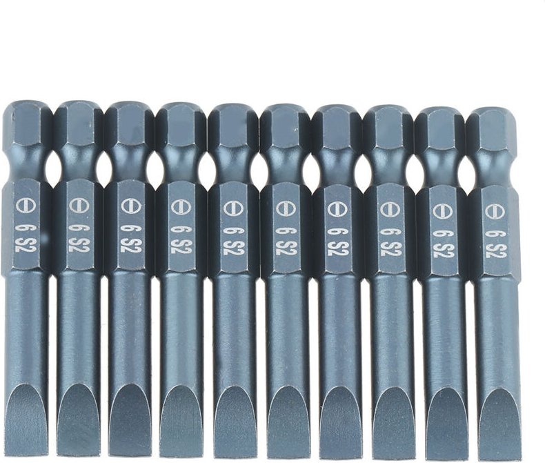Langlebige Schlitzbohrer zeichnen sich durch hohe Belastbarkeit aus (10 Stück).