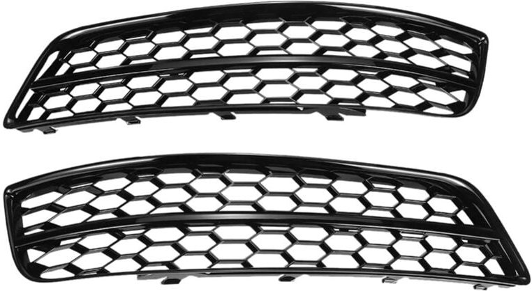 Schwarzes Auto-FrontstoßStangen-Nebelscheinwerfer-Netzgitter für A3 8P 2009-2013, Nebelscheinwerfer-Wabenabdeckung 8P080...