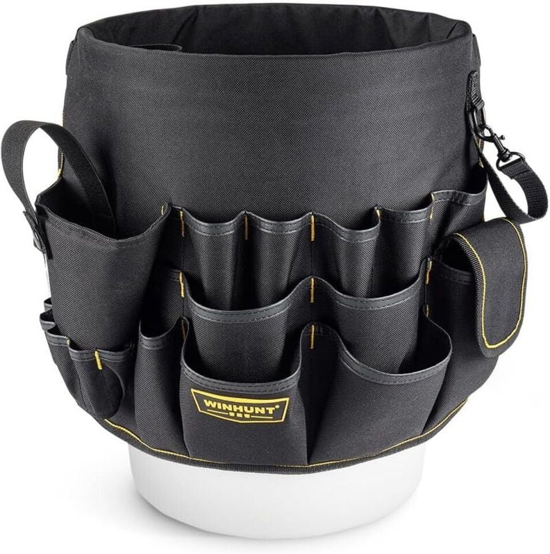 Werkzeugtasche in Eimergröße, 58 Fächer, idealer Organizer für elektrische Bohrmaschinen, passend für Eimer von 13 bis 1...