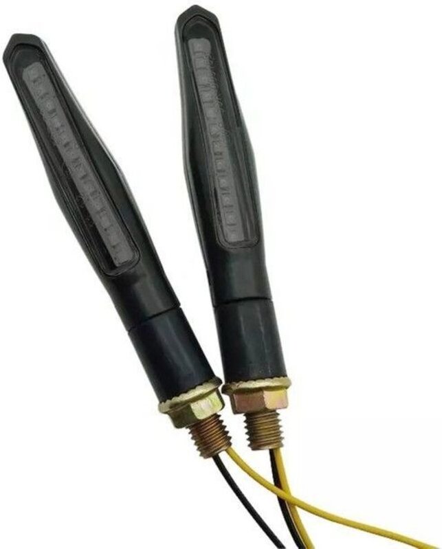 LED-Blinker Motorrad sequenziell mit Marke E Lumitecs RV68 2 Stück getönt schwarz