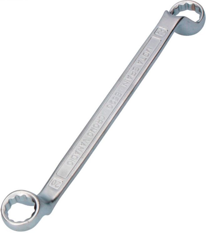 Abgewinkelter geriffelter Schlüssel, 6x7mm Mota Werkzeuge 39000