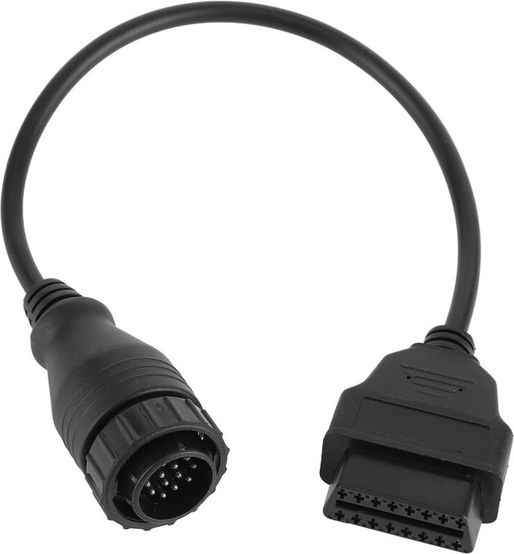 Thumbnail - Schwarzes Kunststoff-OBD-Kfz-Diagnosekabeladapter-Inspektionswerkzeug.