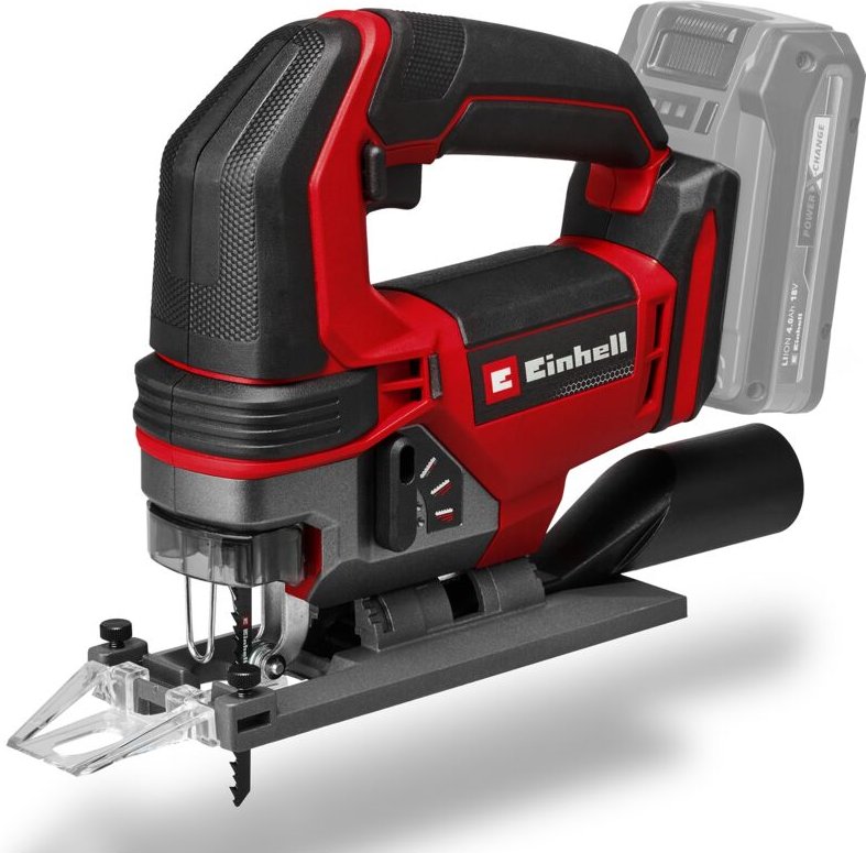 Einhell - Akku-Stichsäge te-js 18/100 Li-Solo Power X-Change (18 v, 100 mm Schnitttiefe in Holz, 26 mm Hubhöhe, max. 45°...