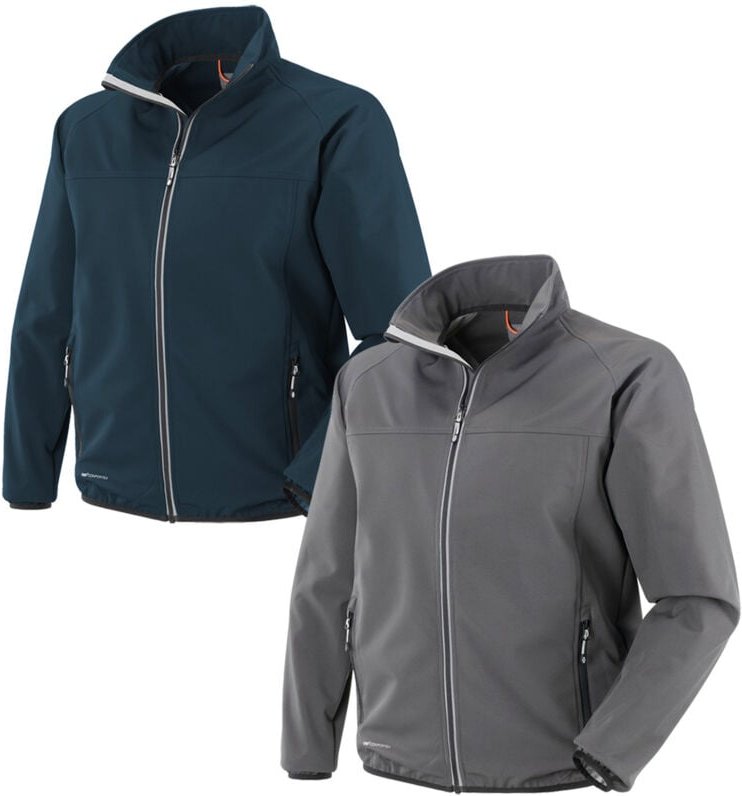 Venice Arbeitsjacke aus Fleece-Softshell - l - Blau - Neri