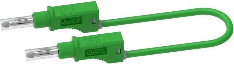 Electro Pjp - 2217/600V-CD1-200V Messleitung Bananenstecker Bananenstecker 2.00 m Grün 1 St.