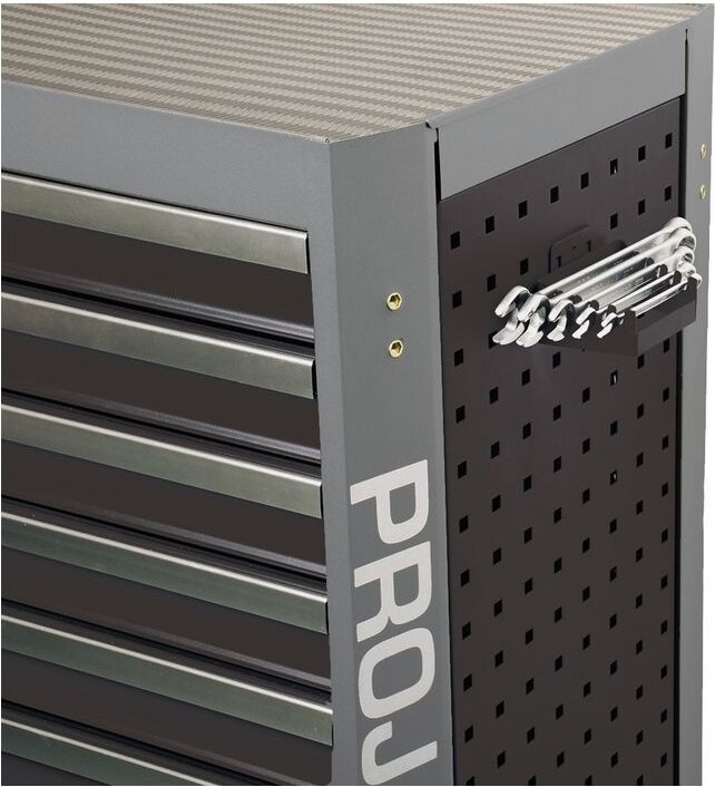 Zubehör Werkstattwagen mit Vierkantlochung Schraubenschlüsselhalter Schwarz - Projahn