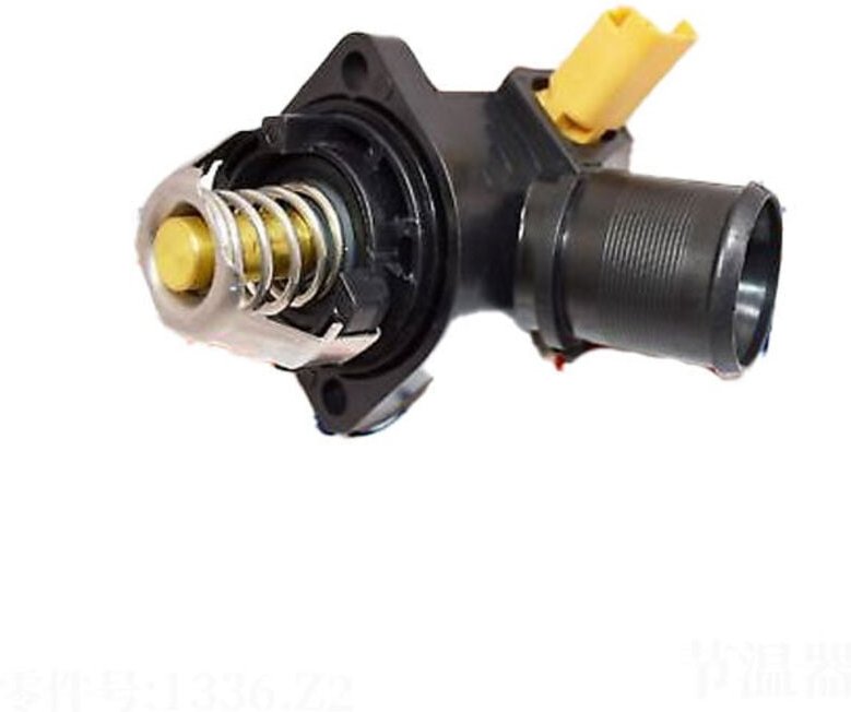 Thermostat Kühlmittel Thermostatgehäuse 1336.Z2 103°C kompatibel mit Citroen C2 JM C3 I FC, FN C3 II SC Nemo Peugeot 207...