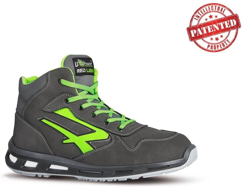 Hochschutzstiefel HUMMER ESD S3 CI SRC - Grau/Grün 37