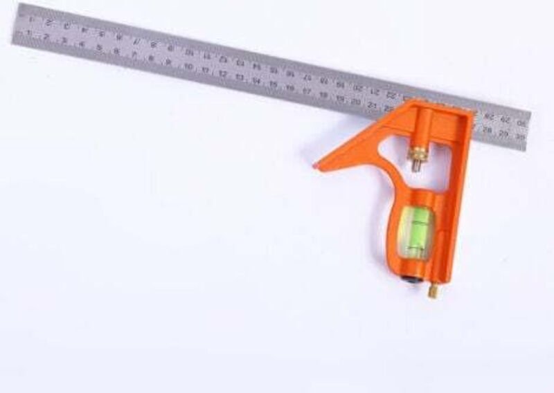 300-mm-Kombinationswinkel – Universeller und präziser Metall-Kombinationswinkel mit Anschlag und Markierungswerkzeug – P...