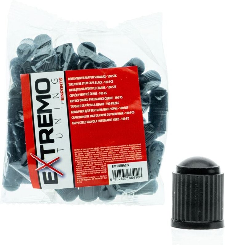 Schrader-Ventilkappen - 100er-Set, AV-Ventilschutz