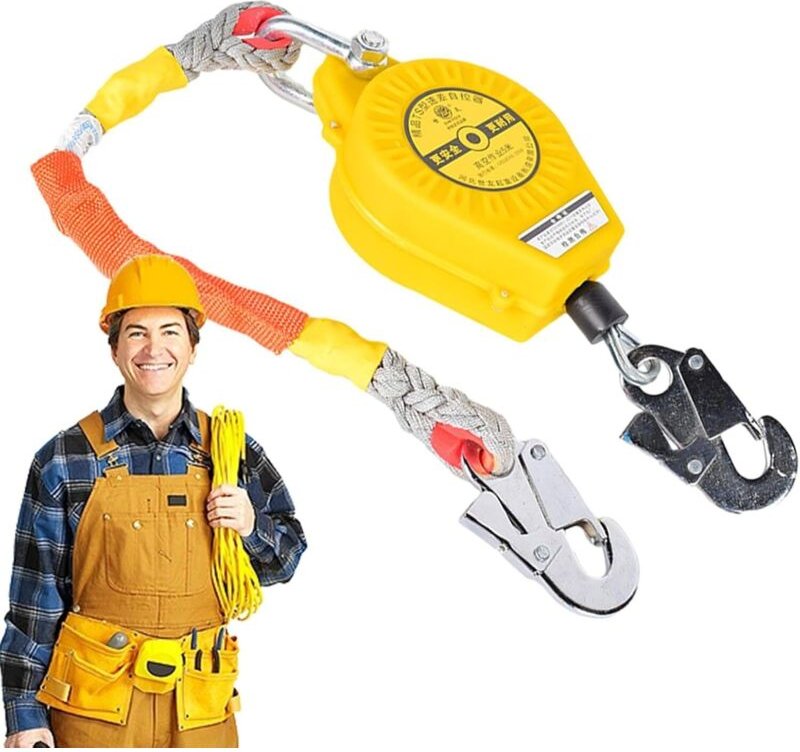 Automatischer Rückhalteschutz, retractables Anti-Sturzgerät zum Verbinden des Sicherheitsgurts, 10 m