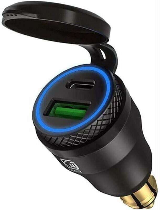 KZQ - USB-Zigarettenanzünder-Adapter für BMW-Motorrad. Doppelte USB-Buchse 12 v, pd 3.0 und qc 3.0 für BMW-Motorrad.