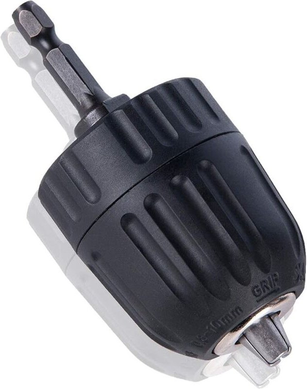 Hochleistungs-Schnellspannbohrfutter 0,8 mm – 10 mm Schlagbohrfutter Schnellwechsel-Umrüstwerkzeug mit 1/4 Sechskant-Boh...