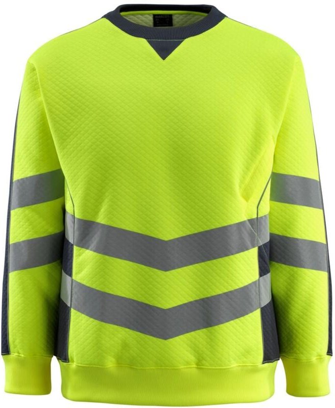 Warnsweatshirt safe supreme Wigton Gr. xl warngelb/schwarzblau - Mascot