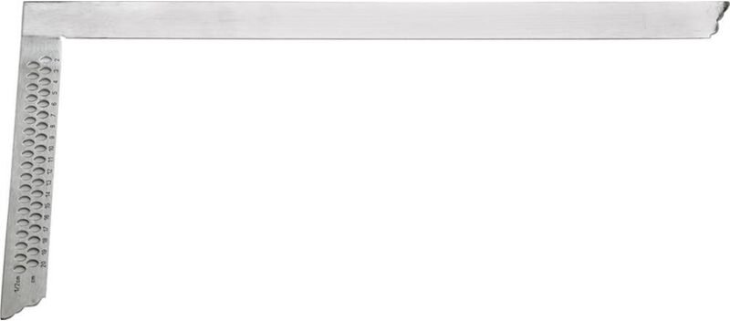 Zimmermannswinkel mit Anreißlöcher 1000x380mm Format