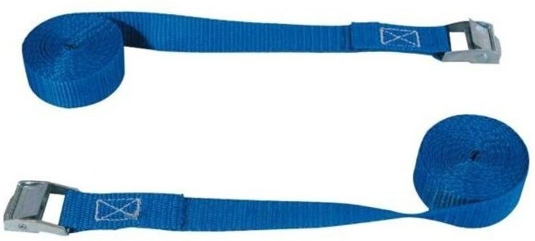 Schnalle mit Schnalle 100% Polypropylen 2 Stück 2,5 m Blau 400 kg 002525/2 5