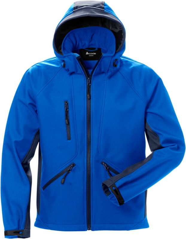 Acode 124149-676-2XL Acode WindWear Softshell-Jacke 1414 SHI Königsblau/Marine S