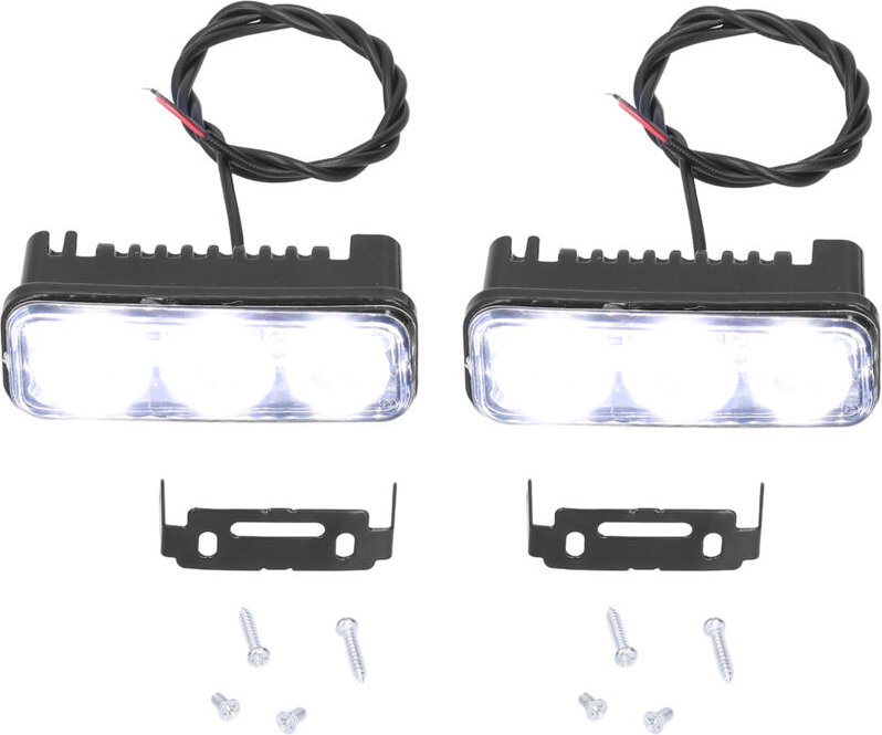 LED-Kühlergrill-Warnleuchte, universelles Tagfahrlicht für Autos und Motorräder.