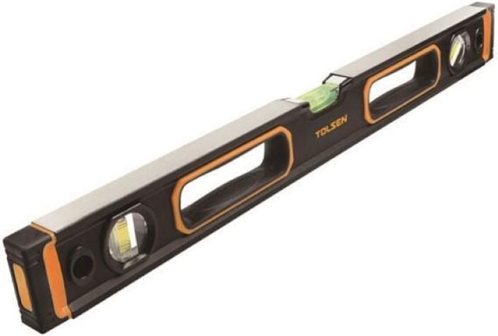 Magnetwasserwaage 60cm Tolsen-Gummianschlusse