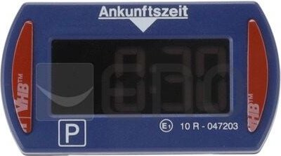 Park mini elektr. parkscheibe m. zulassung de blau - Needit